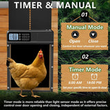 Porta para galinheiro automática - A pilha