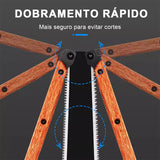 Serrote Japonês - Dobrável Dupla Lâmina Fino Madeira