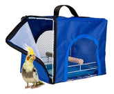 Caixa Transporte Pássaros - Azul