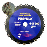 Disco de Corrente Roçadeira Motosserra - Furo 25mm