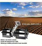 Enxada Rotativa para Roçadeira - Tubo Universal 28mm 9 Estrias
