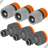 Kit Adaptador Torneira Engate Rápido Mangueira - 3 Adaptadores 3 Engates