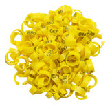 Anilhas Numeradas - 100 Unidades 8mm para Aves