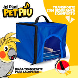 Caixa Transporte Pássaros - Azul