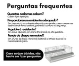 Gaiola Poedeira Codorna - Desmontável com Divisão