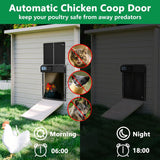 Porta para galinheiro automática - A pilha