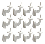 Kit 12 Porta Fruta - Universal para Gaiolas Pássaros Branco